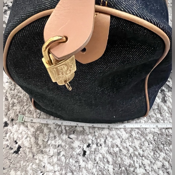 Rare Authentic Preloved Christian Dior Denim Canvas Speedy - Picture 10 of 17
